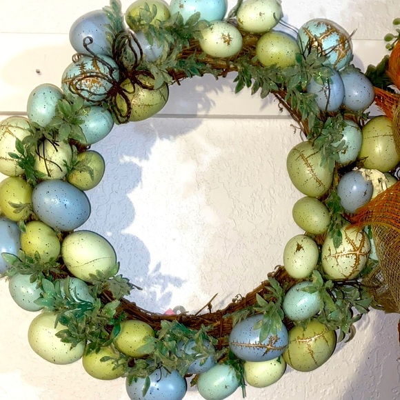 Easter egg wreath